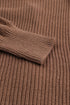 Bishop Sleeve V-Neck Drop Shoulder Button Front Knit Cardigan Sweater